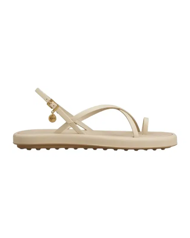 Multi-Strap Leather Toe-Loop Sandals