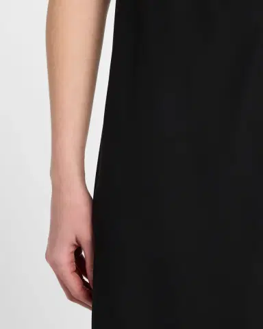 Emporio Armani Sleeveless Techno Georgette Maxi Dress | Thumbnail 5