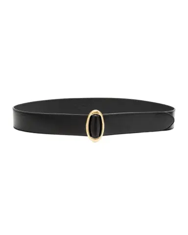Saint Laurent Cintura Buckle Leather Belt | Thumbnail 1