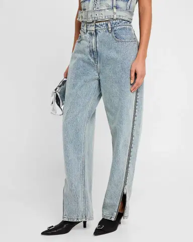 3.1 Phillip Lim Curved Side-Zip Jeans | Thumbnail 3 3.1 Phillip Lim Curved Side-Zip Jeans | Thumbnail 3