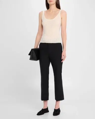 Maria McManus High-Rise Straight-Leg Crop Trousers | Thumbnail 2 Maria McManus High-Rise Straight-Leg Crop Trousers | Thumbnail 2