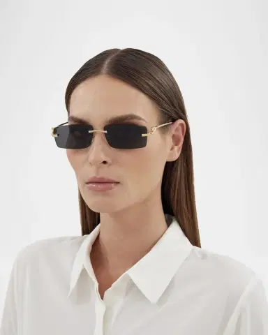 Cartier Rimless Metal Rectangle Sunglasses | Thumbnail 3 Cartier Rimless Metal Rectangle Sunglasses | Thumbnail 3