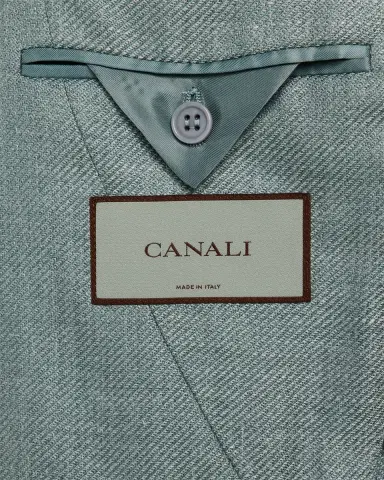 Canali Men's Wool-Blend Twill Blazer | Thumbnail 6