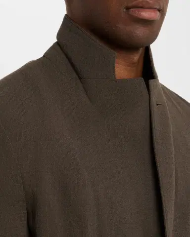 Emporio Armani Men's Crepe Wool Single-Breasted Sport Coat | Thumbnail 7