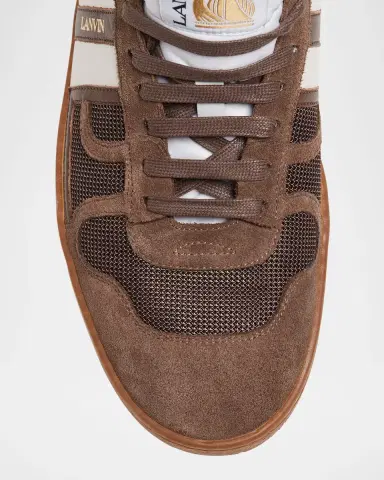 Lanvin Men's Clay Mesh Low-Top Sneakers | Thumbnail 3