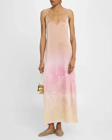 Pierre-Louis Mascia Sleeveless Ombre Landscape-Print Maxi Dress | Thumbnail 2 Pierre-Louis Mascia Sleeveless Ombre Landscape-Print Maxi Dress | Thumbnail 2