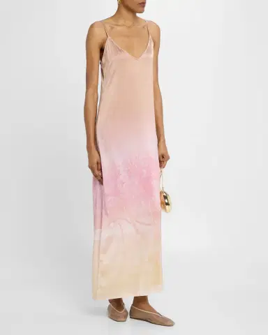 Pierre-Louis Mascia Sleeveless Ombre Landscape-Print Maxi Dress | Thumbnail 4 Pierre-Louis Mascia Sleeveless Ombre Landscape-Print Maxi Dress | Thumbnail 4