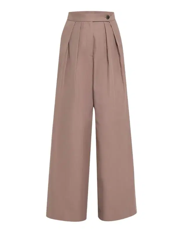 Dries Van Noten Pamplona Pleated Wide-Leg Pants