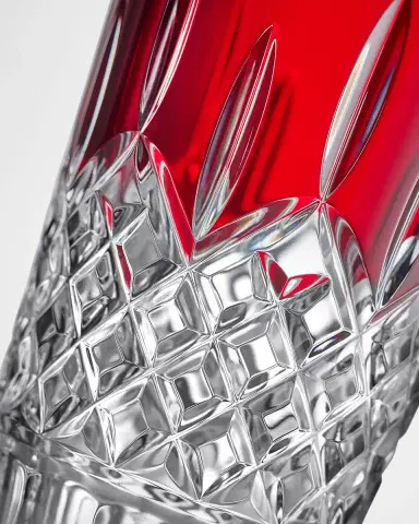 Waterford Crystal Lismore Red Vase, 10" | Thumbnail 2 Waterford Crystal Lismore Red Vase, 10" | Thumbnail 2