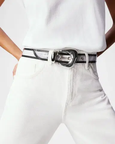 Christian Louboutin Bubble Belt in Clear PVC and Patent Leather | Thumbnail 2
