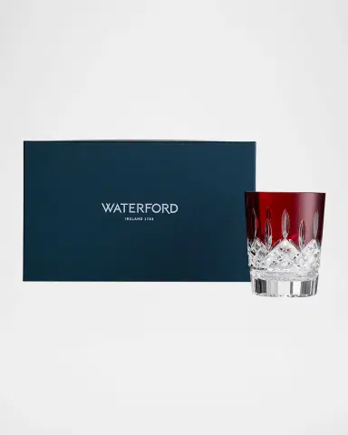 Waterford Crystal Lismore Red 12.5 oz. Double Old-Fashioned Glasses, Set of 2 | Thumbnail 4 Waterford Crystal Lismore Red 12.5 oz. Double Old-Fashioned Glasses, Set of 2 | Thumbnail 4