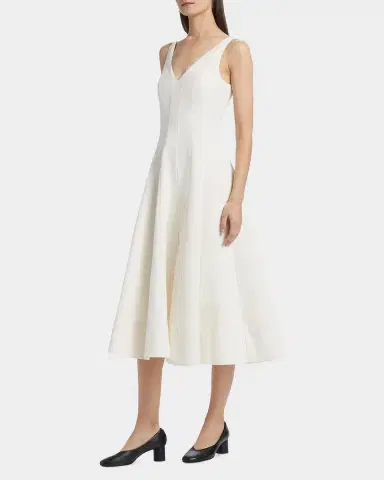 STAUD Marieta Grosgrain Midi Dress | Thumbnail 6