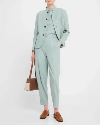 Loro Piana Dan Tapered Cashmere Trousers | Thumbnail 2
