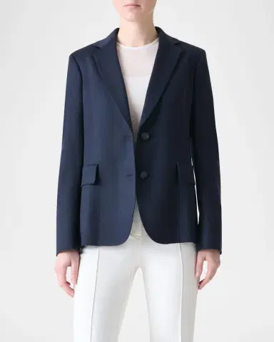 Akris Single-Breasted Cashmere Jacket | Thumbnail 2