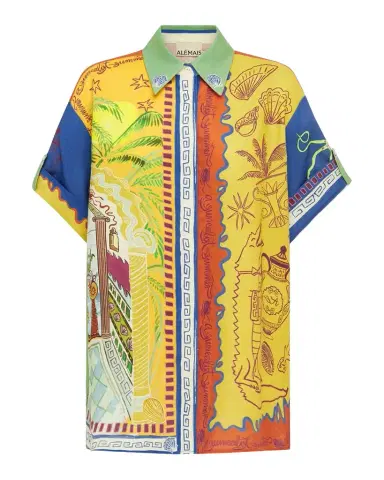 ALÉMAIS Surrealist Summer Shirt | Thumbnail 1