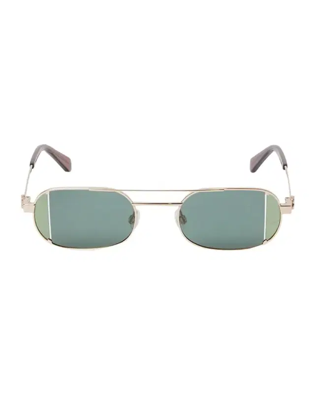 Lynn Oval Metal Sunglasses