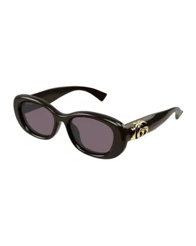 Gucci GG Logo Oval Plastic Sunglasses | Thumbnail 1