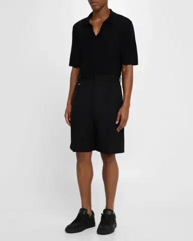 Giuseppe Zanotti Men's Alicante Leather and Crystal Low-Top Sneakers | Thumbnail 3 Giuseppe Zanotti Men's Alicante Leather and Crystal Low-Top Sneakers | Thumbnail 3