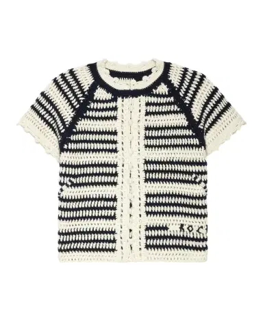Zadig & Voltaire Zelie Open Crochet Cardigan | Thumbnail 1