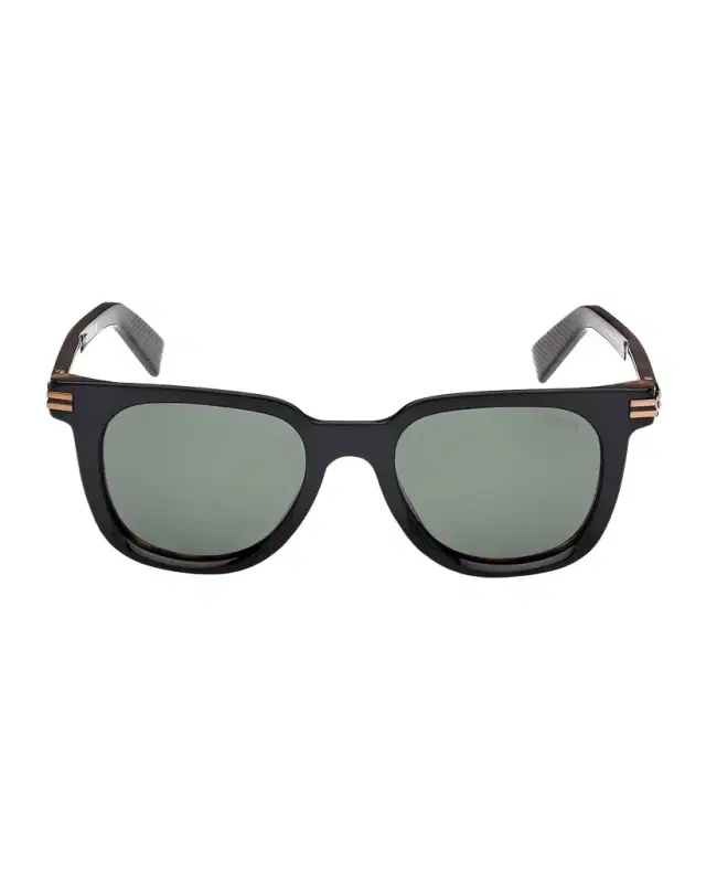 ZEGNA Men 's Square Acetate Sunglasses
