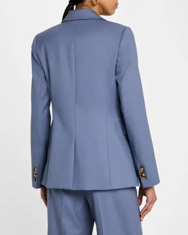 Argent Single-Breasted Seasonless Wool Blazer | Thumbnail 3