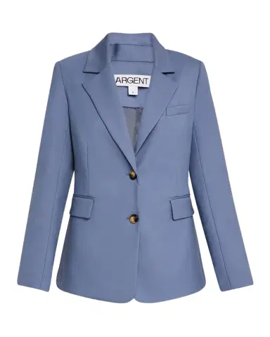 Argent Single-Breasted Seasonless Wool Blazer | Thumbnail 1