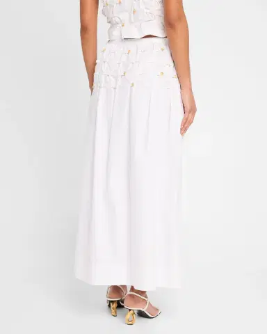 Wynn Hamlyn Button Maxi Skirt | Thumbnail 2