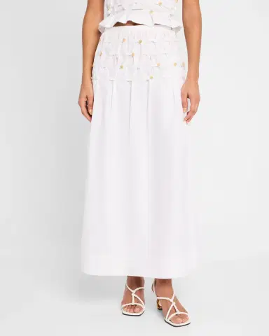 Wynn Hamlyn Button Maxi Skirt | Thumbnail 3