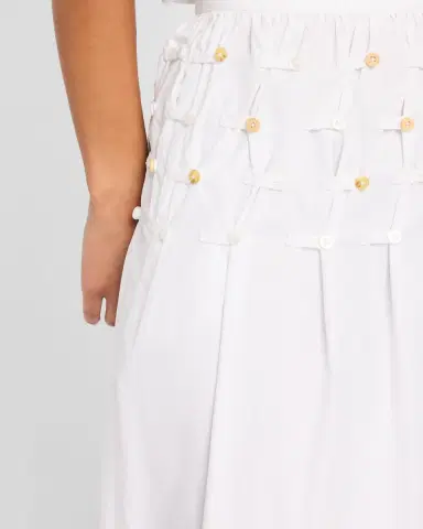 Wynn Hamlyn Button Maxi Skirt | Thumbnail 4