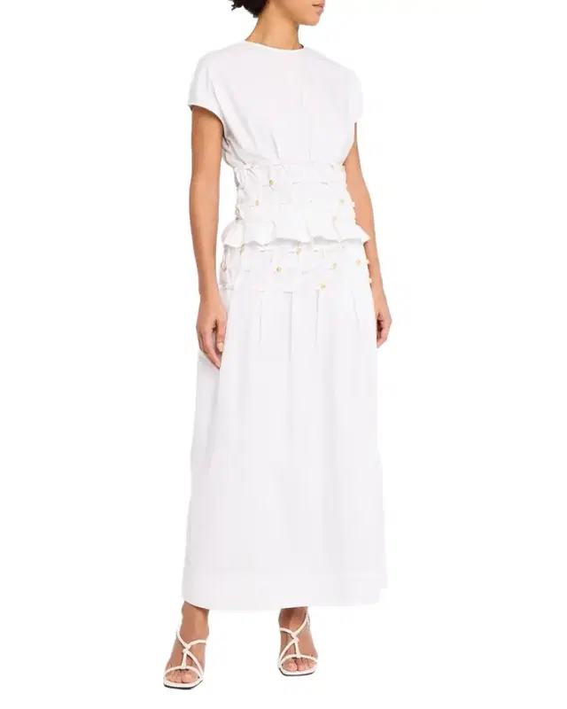 Wynn Hamlyn Button Maxi Skirt