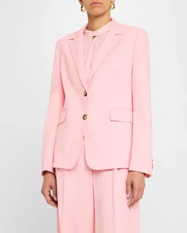 ARGENT Copain Single-Breasted Seasonless Wool Blazer | Thumbnail 3