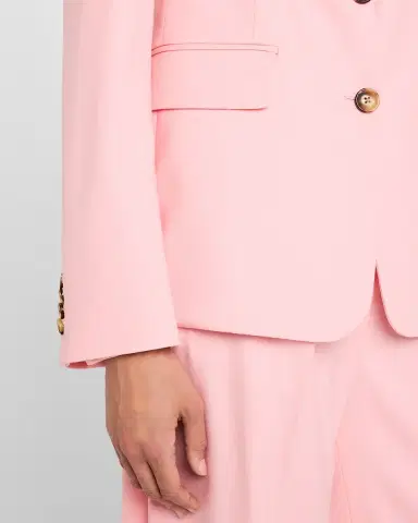 ARGENT Copain Single-Breasted Seasonless Wool Blazer | Thumbnail 4