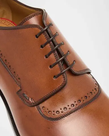Christian Louboutin Men's Sartoby Brogue Leather Derby Shoes | Thumbnail 5