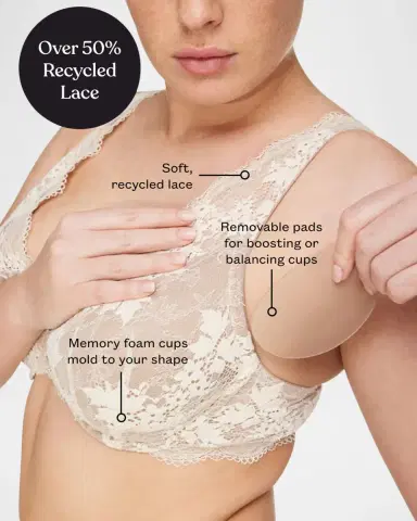 ThirdLove All Day Lace Uplift Plunge Bra | Thumbnail 4