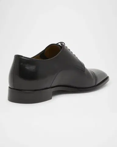 Christian Louboutin Men's Top 5 Leather Derby Shoes with Everlasting Red Sole | Thumbnail 4