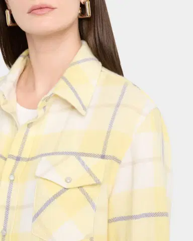 God’s True Cashmere Dreamer Tartan Cashmere Flannel Shirt | Thumbnail 5 God’s True Cashmere Dreamer Tartan Cashmere Flannel Shirt | Thumbnail 5