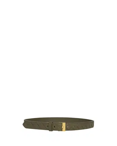 Bottega Veneta Watch-Buckle Intrecciato Leather Belt | Thumbnail 3