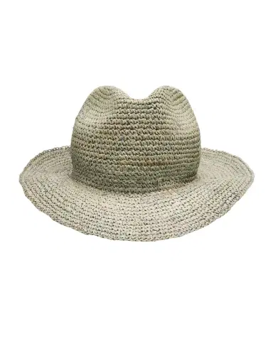 Giorgio Armani Men's Woven Textile Fedora Hat | Thumbnail 1