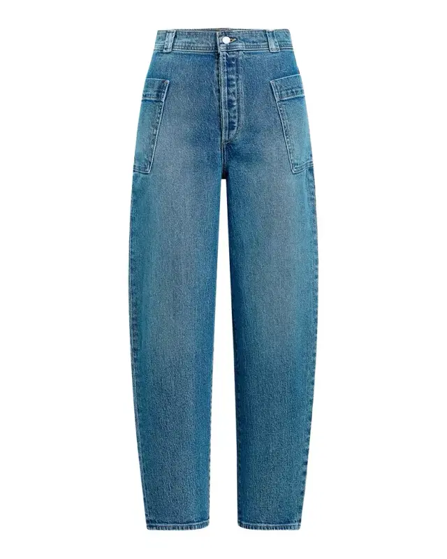 Joe 's Jeans The Phoebe Patch Pocket Barrel-Leg Jeans