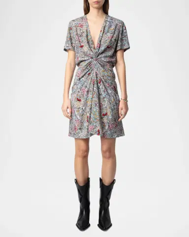 Zadig & Voltaire Rozom Soft British Flowers Dress | Thumbnail 2