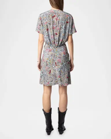 Zadig & Voltaire Rozom Soft British Flowers Dress | Thumbnail 3