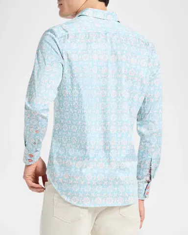 Robert Graham Men's Mariage Cotton-Stretch Sport Shirt | Thumbnail 2
