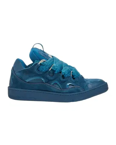 Lanvin Men's Curb Suede Low-Top Sneakers | Thumbnail 1 Lanvin Men's Curb Suede Low-Top Sneakers | Thumbnail 1