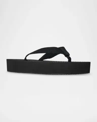 The Row Dune Cotton Flatform Thong Sandals | Thumbnail 2