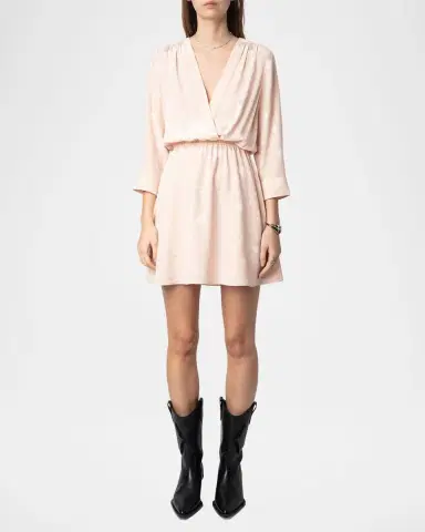 Zadig & Voltaire Rucas Flash Heart Mini Dress | Thumbnail 2 Zadig & Voltaire Rucas Flash Heart Mini Dress | Thumbnail 2
