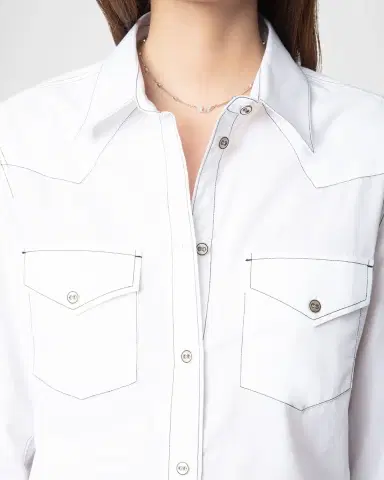 Zadig & Voltaire Thelma Western Shirt | Thumbnail 4