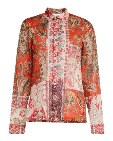 Pierre-Louis Mascia Floral-Print Cotton Top | Thumbnail 1