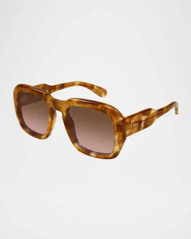 Chloé Round Acetate Sunglasses | Thumbnail 2
