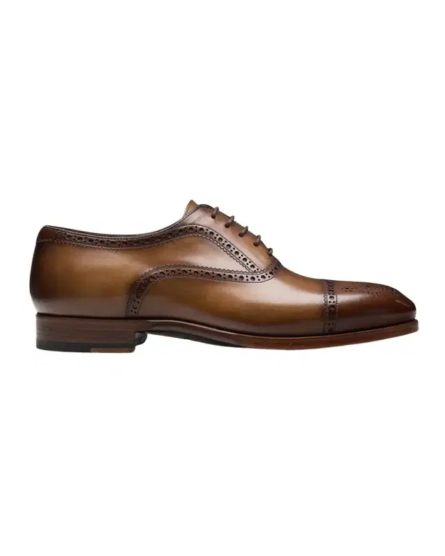 Men 's Lincoln Brogue Leather Oxfords