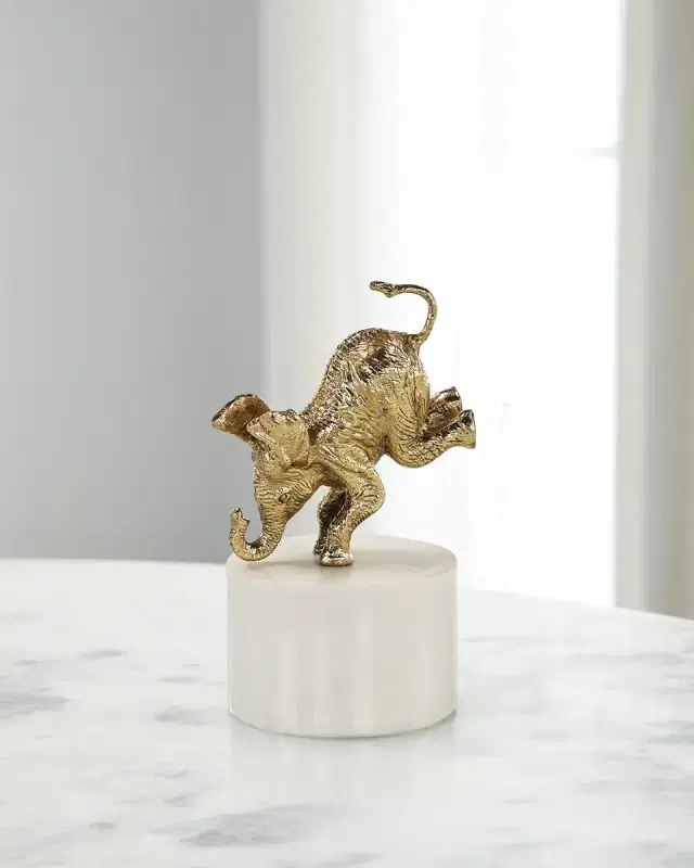 Playful Elephant Doorstop